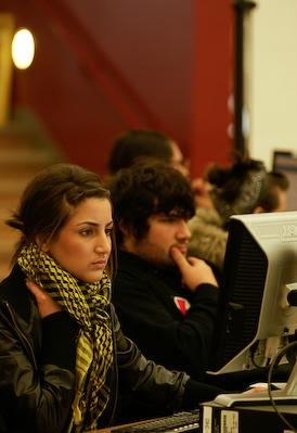 Photo of Student at Computer